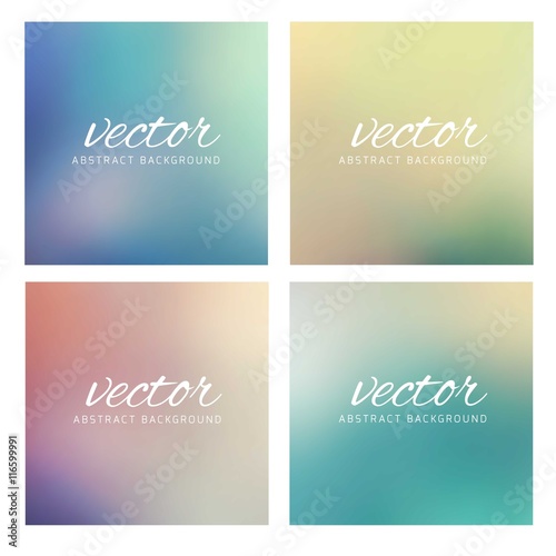 Abstract backgrounds set