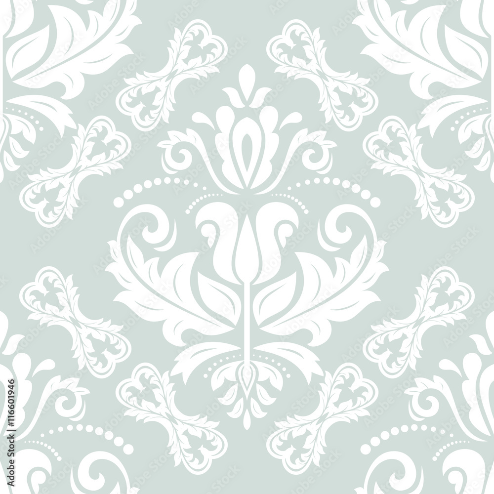 Seamless Vector Damask Pattern Seamless Vector Damask Pattern