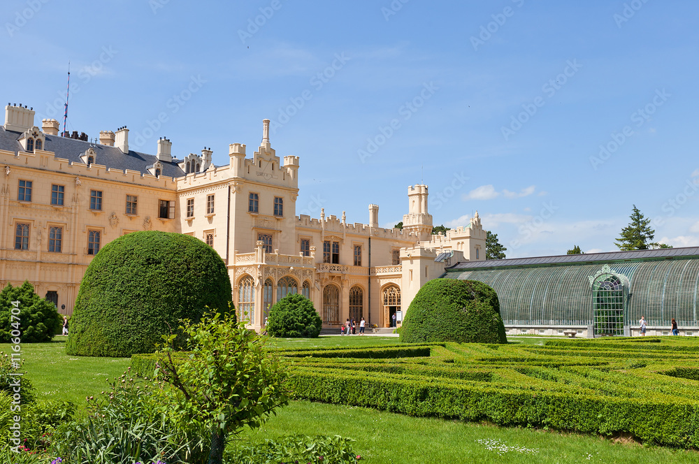 Lednice Palace, Czech Republic. UNESCO site