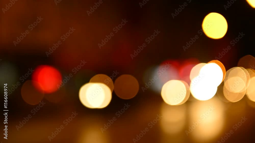 konvoy trafiği ve bokeh ışıkları konvoy trafiği ve bokeh ışıkları