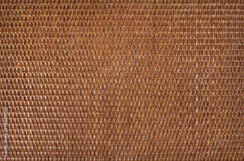 rattan texture background dark brown