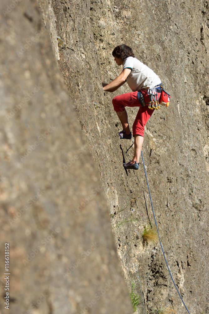 Fototapeta premium Climbing in Spain