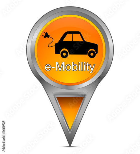 Map pointer with e-Mobility