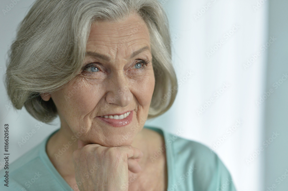 Senior woman portrait Senior woman portrait