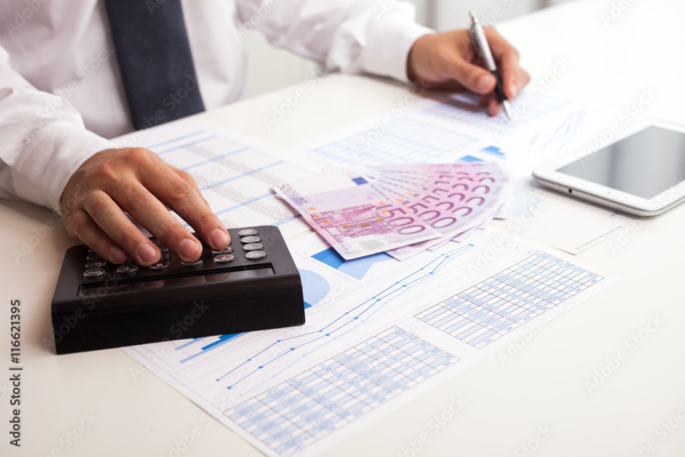 Accountant at work Accountant at work