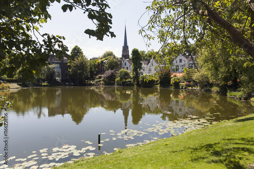 Residential district Kralingen in Rotterdam photo