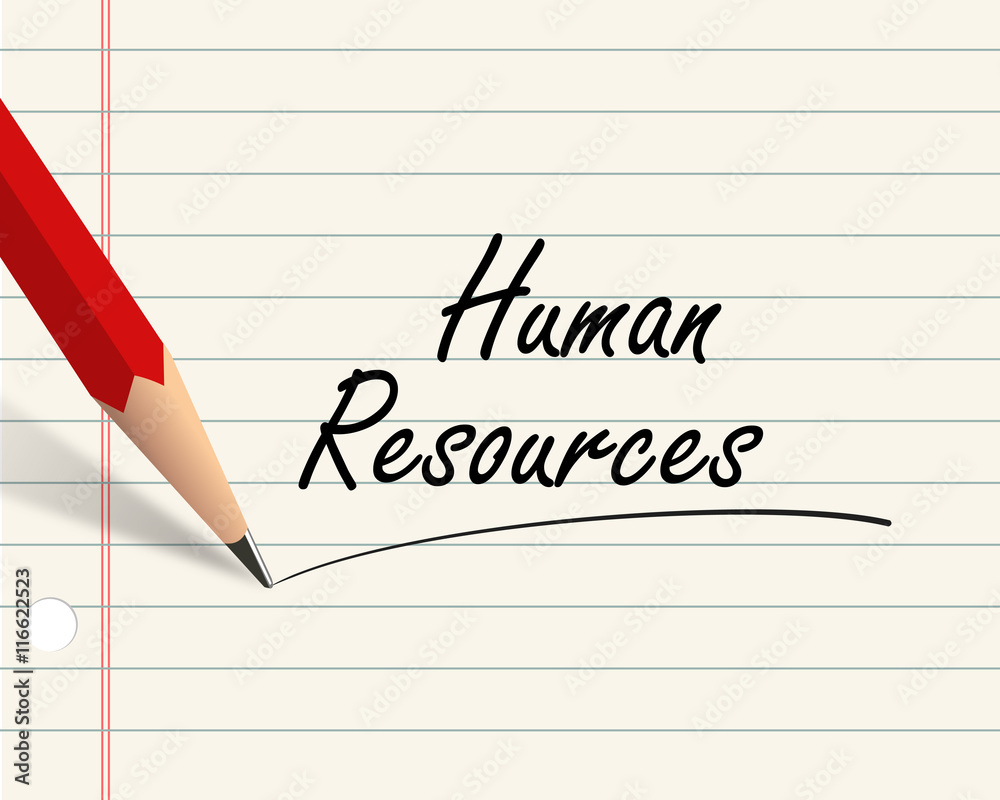 Pencil paper - human resources Pencil paper - human resources