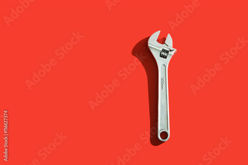 Bild auf Leinwand Silver Wrench