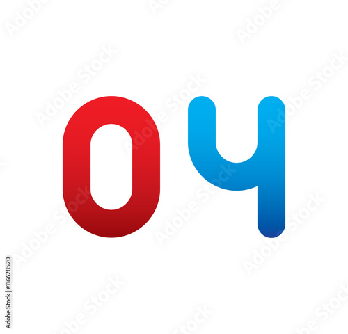 04 logo initial blue and red 