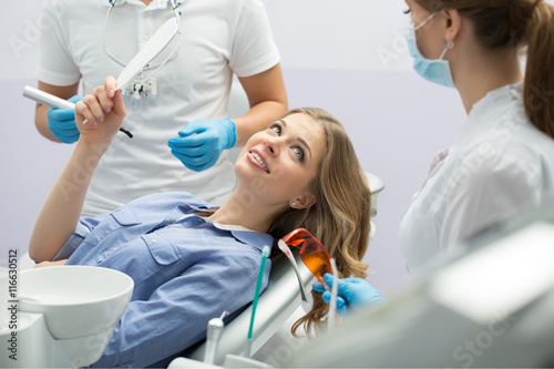 Girl in dentistry photo