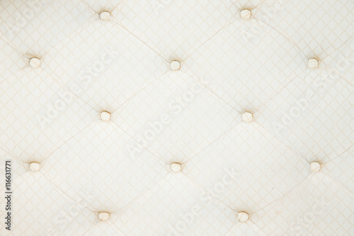 White sofa texture background.