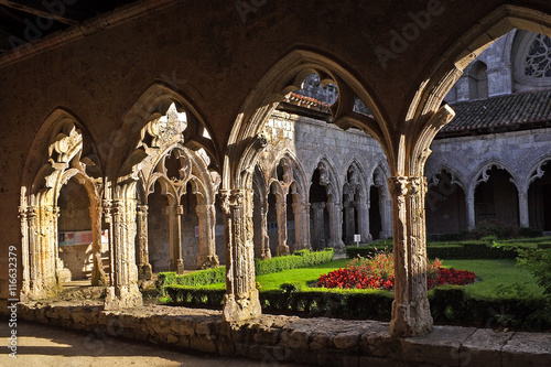 La Romieu is a little village of Gers in Gascony. The collegiate church includes a cloister and two towers. UNESCO - the Pilgrim's Road to Santiago de Compostela, France