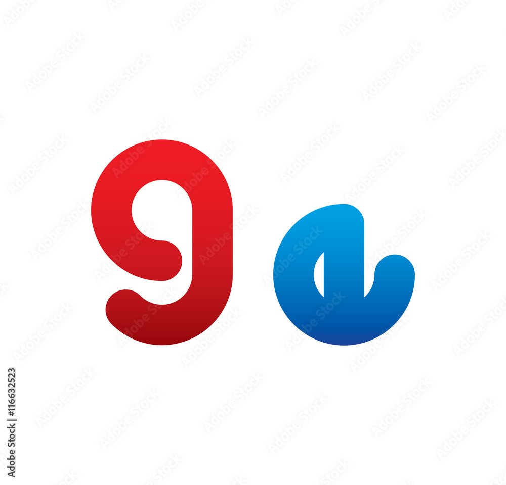9e logo initial blue and red 9e logo initial blue and red