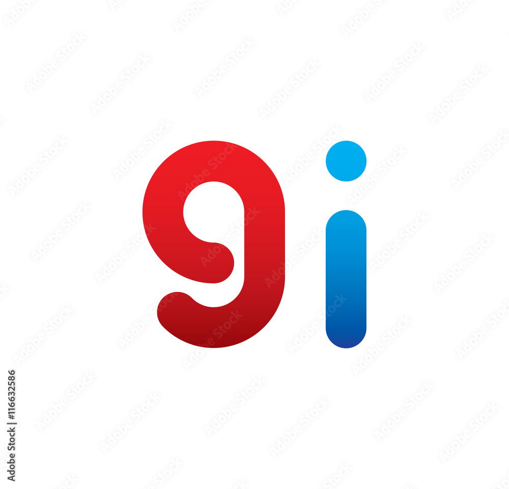 9i logo initial blue and red 9i logo initial blue and red