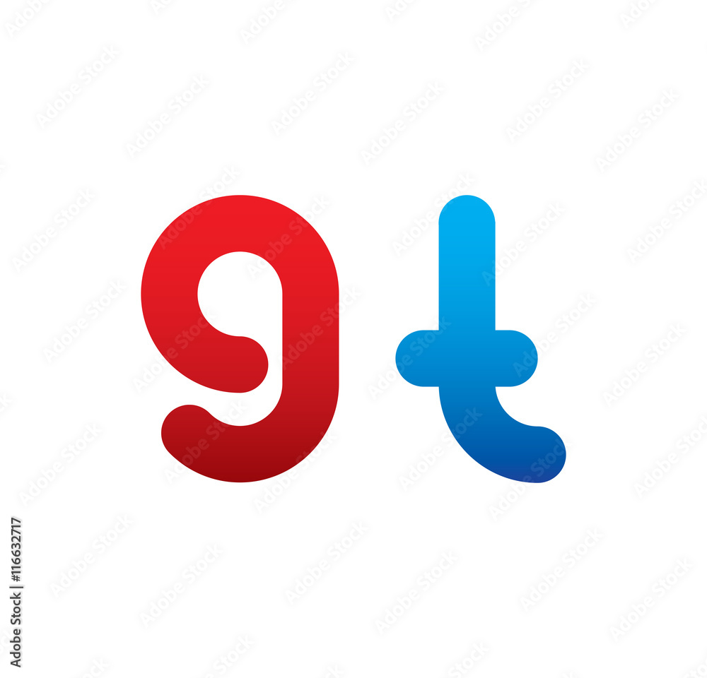 9t logo initial blue and red 9t logo initial blue and red