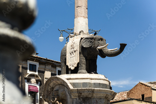 The elephant statue in Catania, Sicily