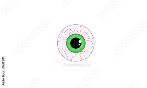 character green eyeball