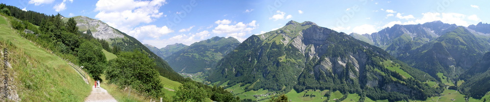 Ämpächli, View from Elm, Glarus, Switzerland