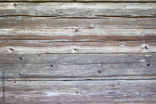 spruce planks on old wall