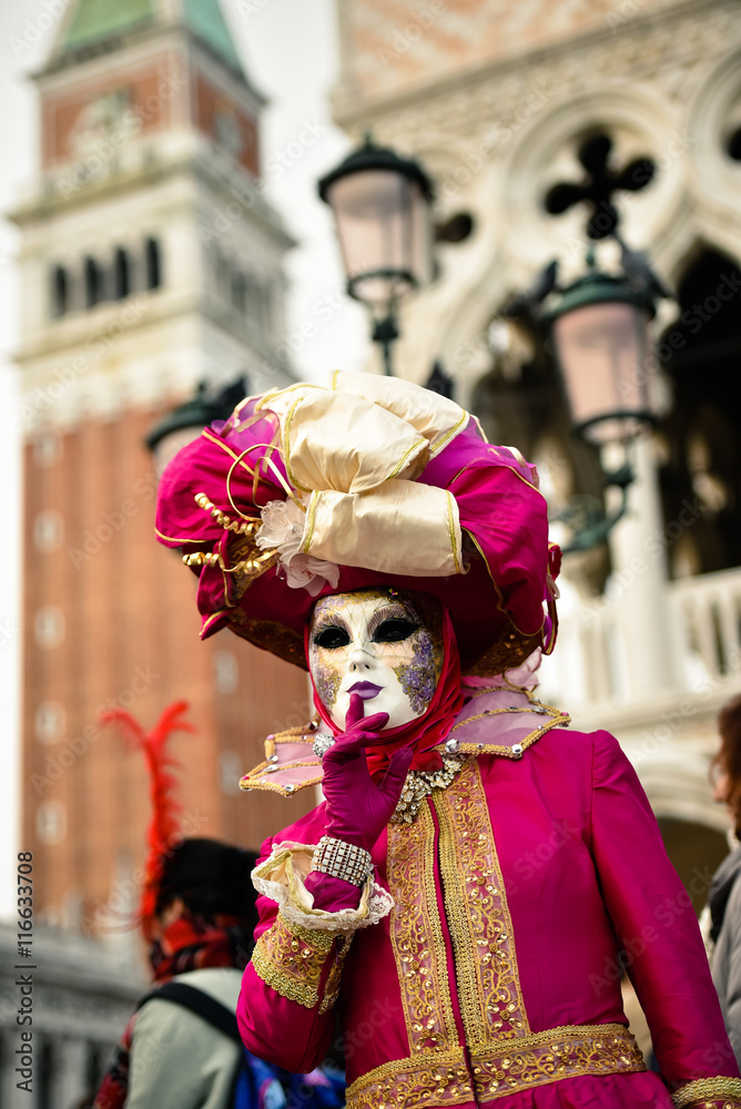 Venetian mask model Carnival 2016