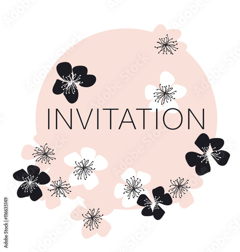sakura blossom vector backg...
