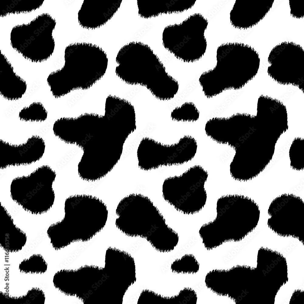 Vector Brown Cow Print Pattern Animal Seamless. Cow Skin Abstract for  Printing and More. Stock Illustration - Illustration of symmetry, skin:  258306608