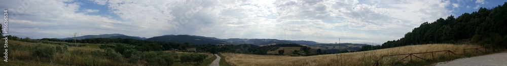 Fototapeta premium Toskania panorama