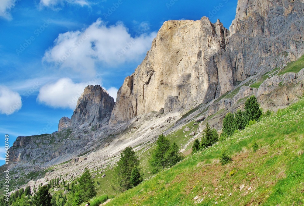 Die Rotwand in den Dolomiten