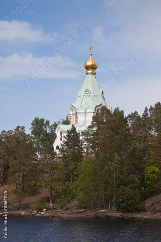 Valaam. Nikolsky monastery. Nicholas The Wonderworker's church on Nikolsky to a monastery. photo