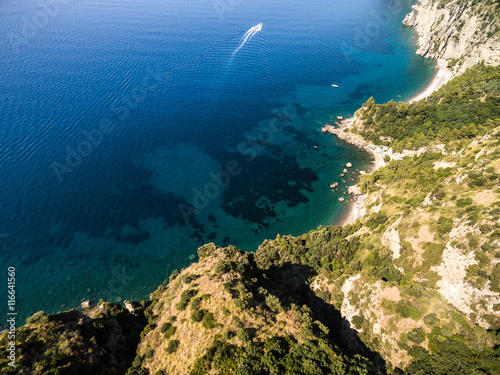 Aerial View of Amalfi Coast, Italy