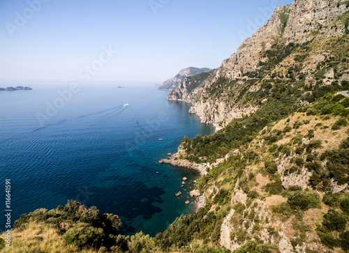 Aerial View of Amalfi Coast, Italy