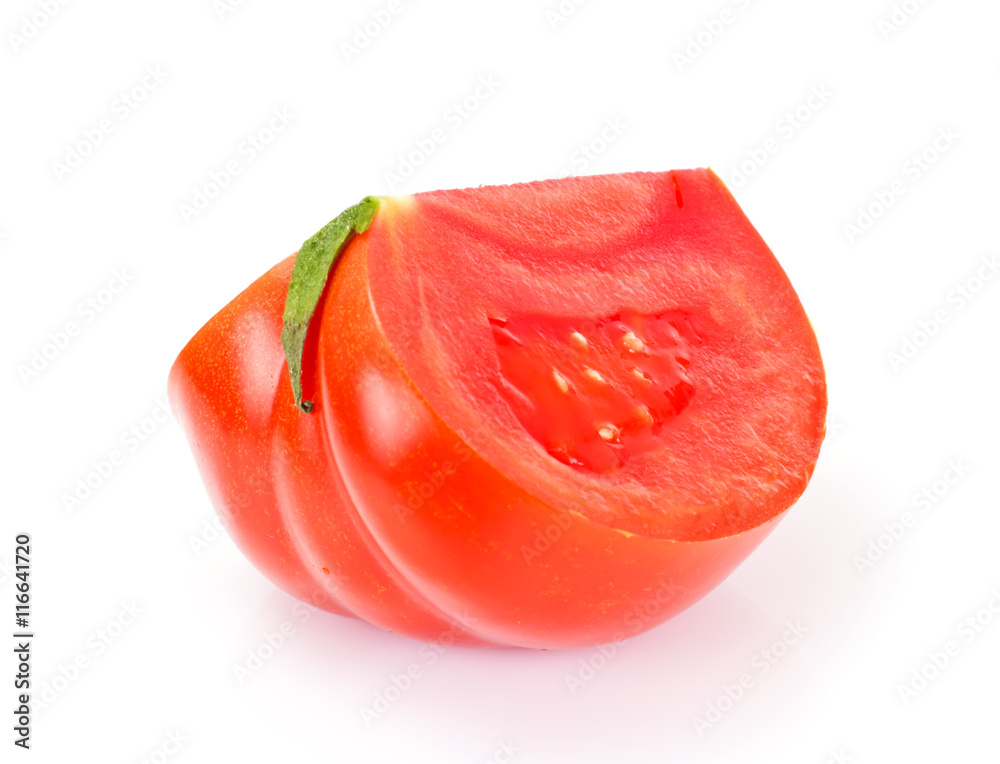 Red Tomatoes Isolated on a White Background Red Tomatoes Isolated on a White Background