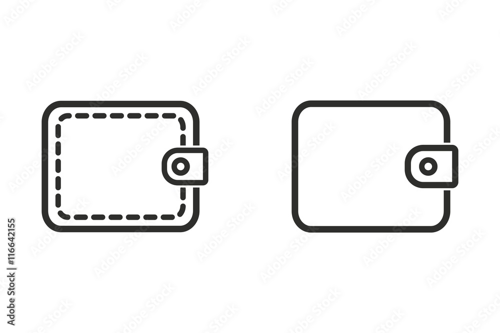 Wallet - vector icon. Wallet - vector icon.