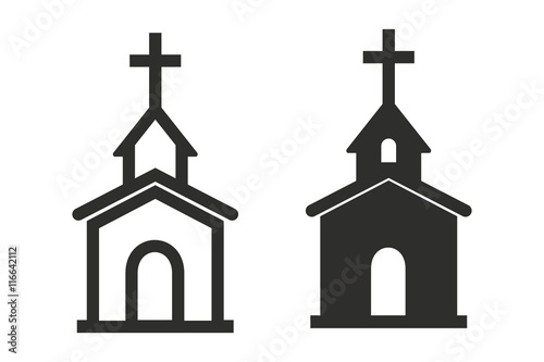 Church - vector icon.