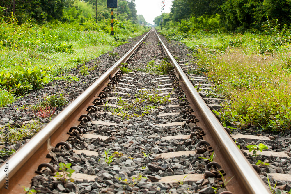 Obraz premium Railroad tracks, Railway