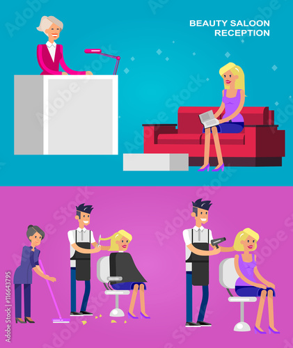 template for beauty saloon 