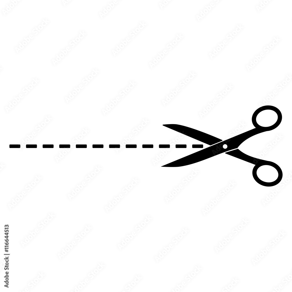 The scissors icon The scissors icon