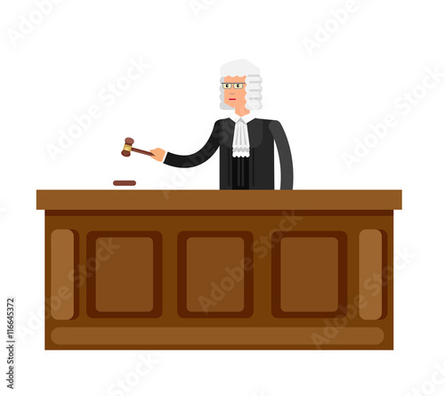 Law horizontal banner set with judical system elements isolated vector illustration