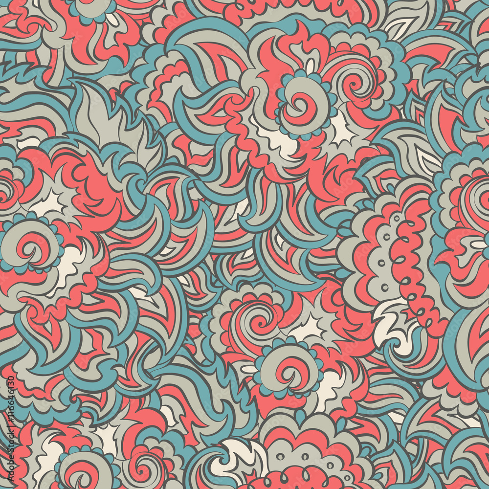 vector floral seamless pattern background