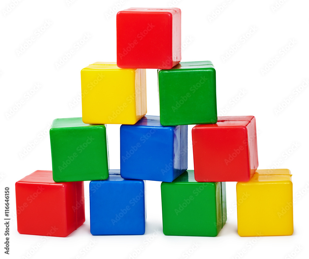 Curve pyramid from color cubes Curve pyramid from color cubes
