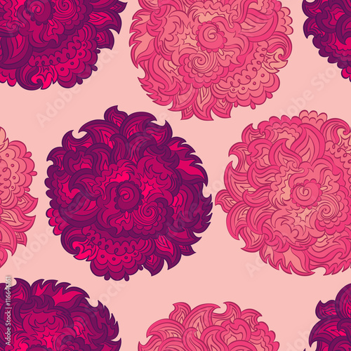 vector floral seamless pattern background