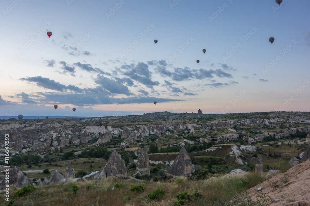 Hot Air Balloons over Cappadocia