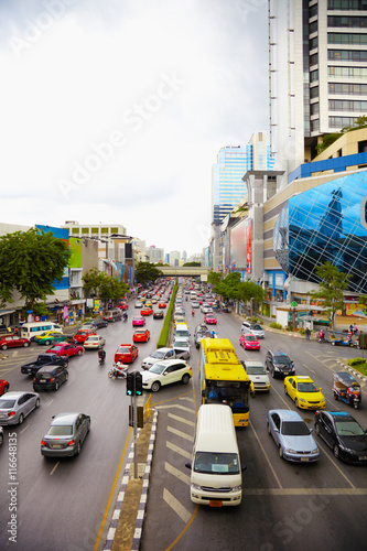 Traffic on street - east city