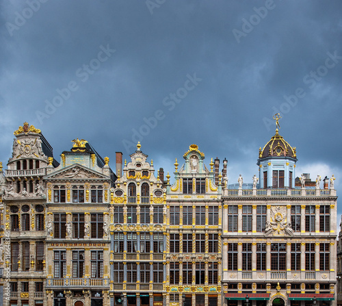 Typical houses at Grand Place, Brussels, Belgium