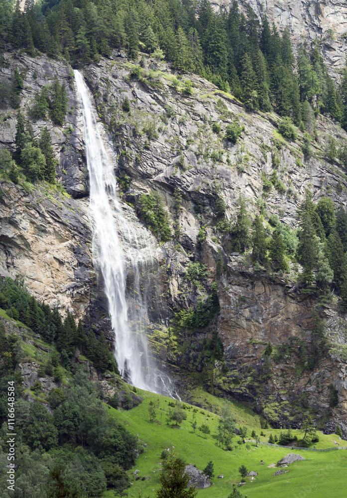 Fallbach waterfall, Carinthia, Austria, highest Waterfall of Carinthia