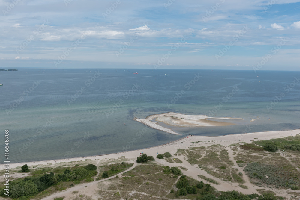 bird view of Laboe bird view of Laboe
