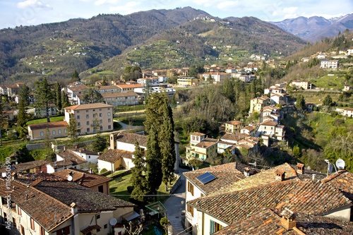 Barga village in Tuscany photo