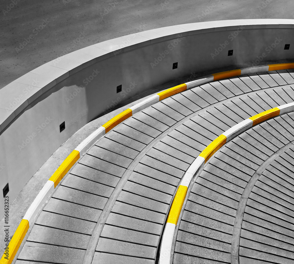 Fototapeta premium Architectural concrete urban abstraction