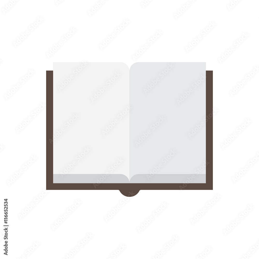 Open book. Illustration on white Open book. Illustration on white