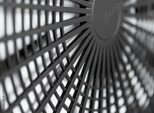 Large industrial fan close-up